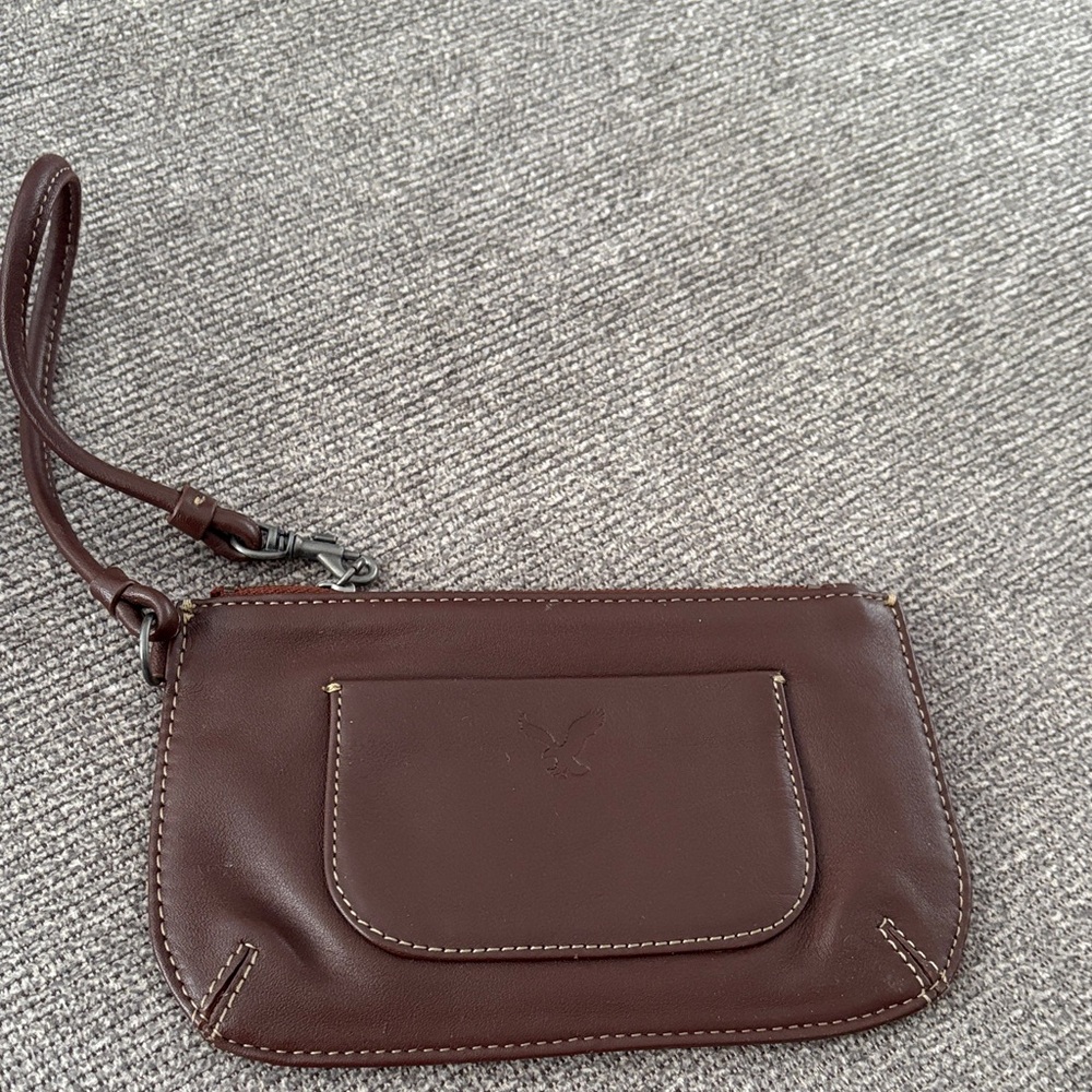 American Eagle Outfitters Brown Wristlet